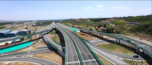 景中高速公路中川機(jī)場連接線高架橋順利通車5